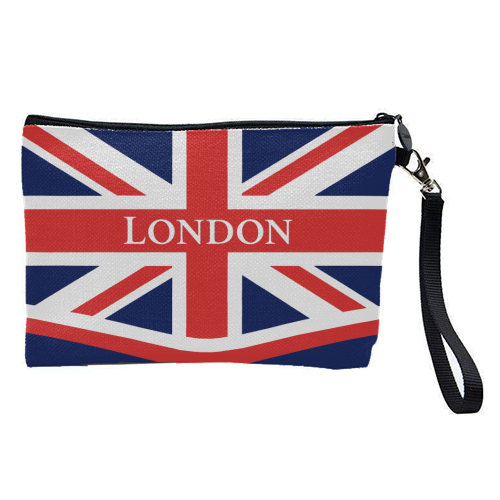 London Union Jack - pretty makeup bag by Ms Doodle