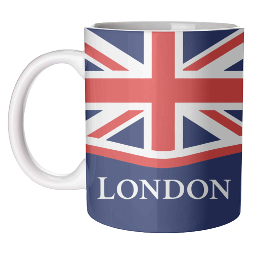 London Union Jack - unique mug by Ms Doodle