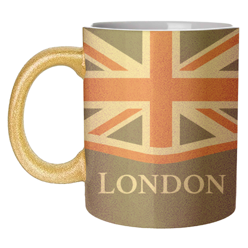 London Union Jack - unique mug by Ms Doodle