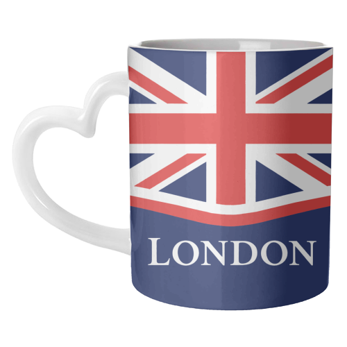 London Union Jack - unique mug by Ms Doodle