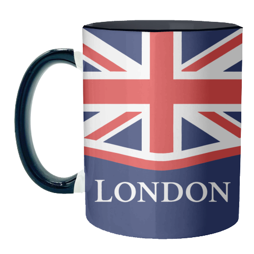 London Union Jack - unique mug by Ms Doodle
