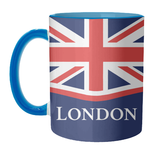 London Union Jack - unique mug by Ms Doodle