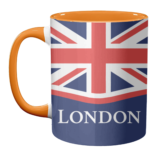 London Union Jack - unique mug by Ms Doodle