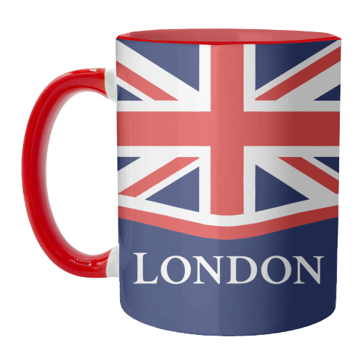 London Union Jack - unique mug by Ms Doodle