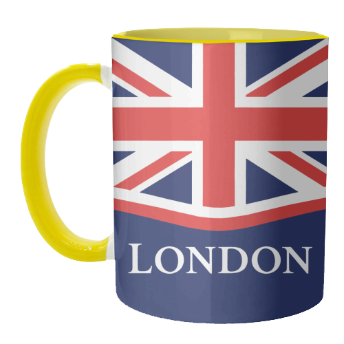 London Union Jack - unique mug by Ms Doodle