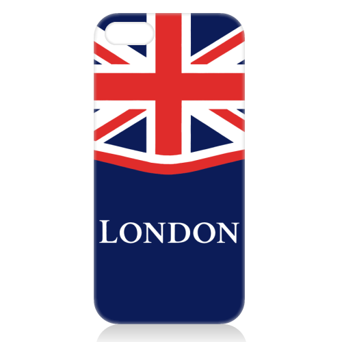 London Union Jack - unique phone case by Ms Doodle