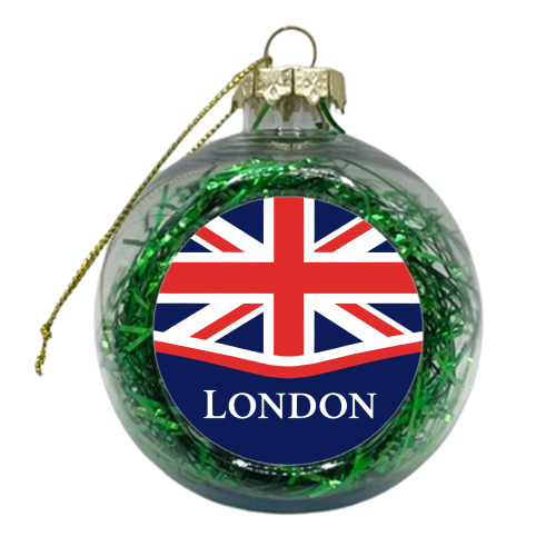 London Union Jack - xmas bauble by Ms Doodle