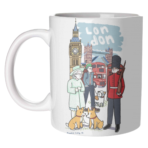 London - unique mug by Frankie Long