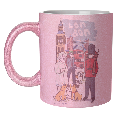 London - unique mug by Frankie Long