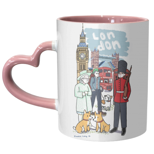 London - unique mug by Frankie Long