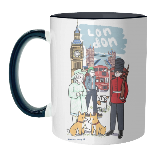 London - unique mug by Frankie Long