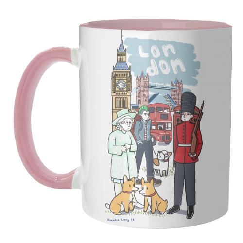 London - unique mug by Frankie Long