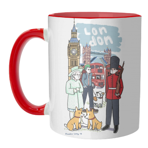 London - unique mug by Frankie Long