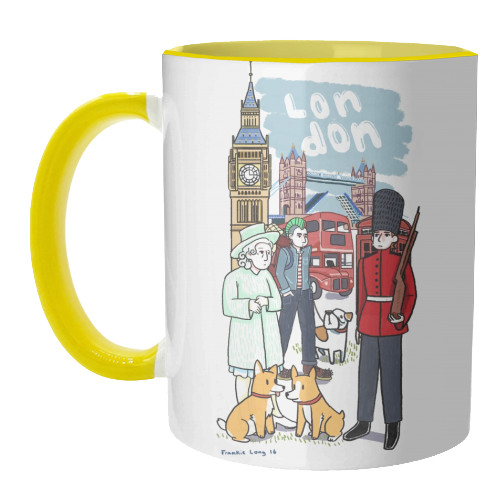 London - unique mug by Frankie Long