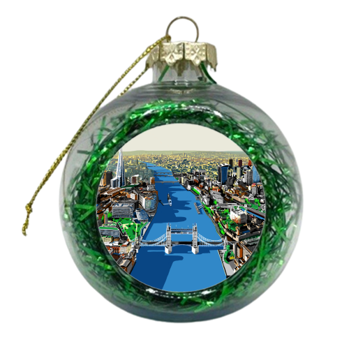 London - xmas bauble by Richard O'Neill