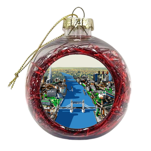 London - xmas bauble by Richard O'Neill