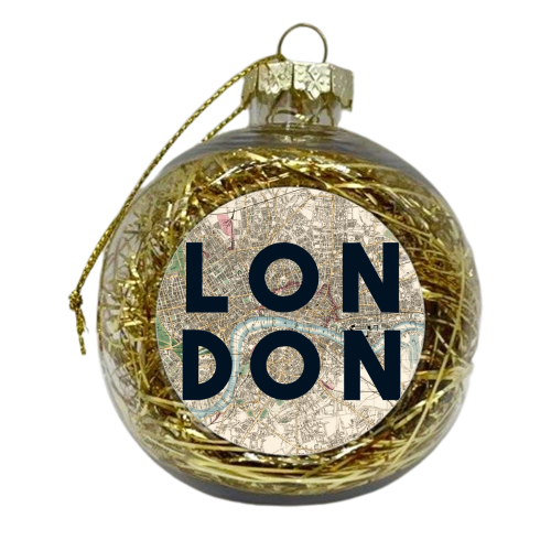 LONDON - xmas bauble by The 13 Prints