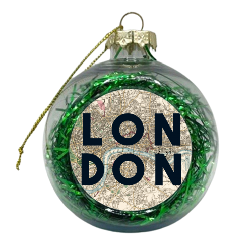 LONDON - xmas bauble by The 13 Prints