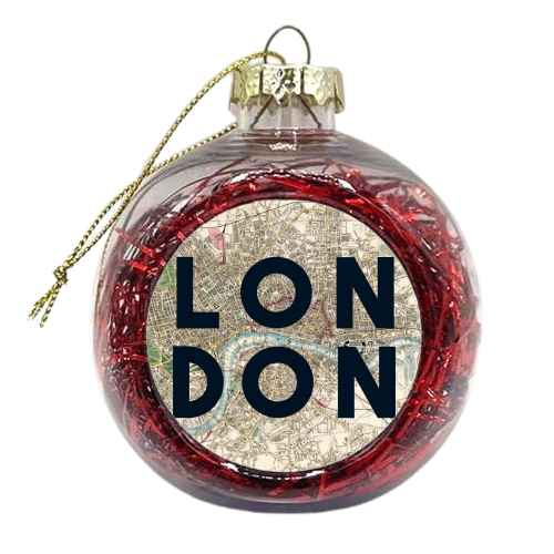 LONDON - xmas bauble by The 13 Prints