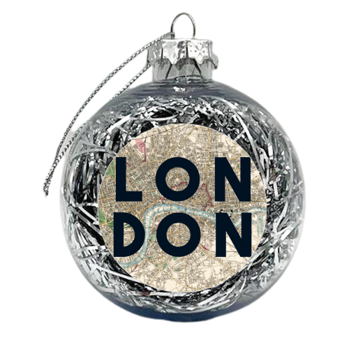 LONDON - xmas bauble by The 13 Prints