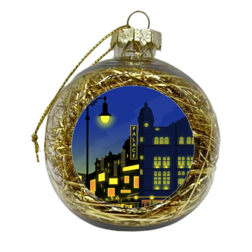 London's Theatreland - xmas bauble by Richard O'Neill