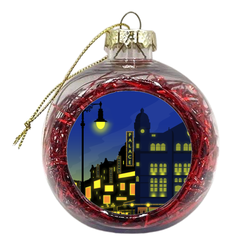 London's Theatreland - xmas bauble by Richard O'Neill