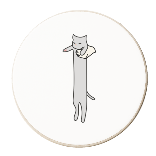 Long Cat Meme - personalised beer coaster by Move Studio