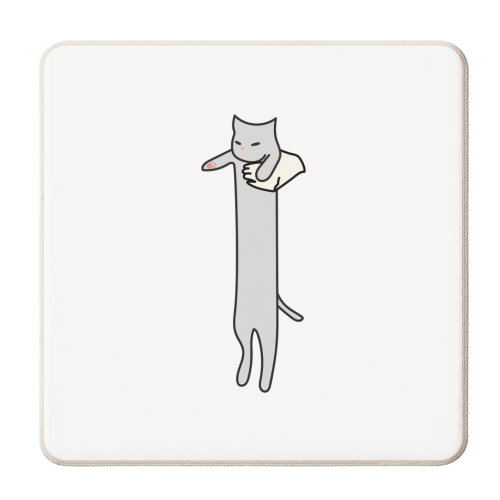 Long Cat Meme - personalised beer coaster by Move Studio