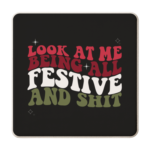 Look at Me - personalised beer coaster by Pink and Pip