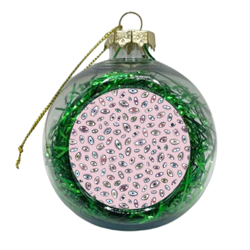 Looking Eyes - xmas bauble by Ninola Design
