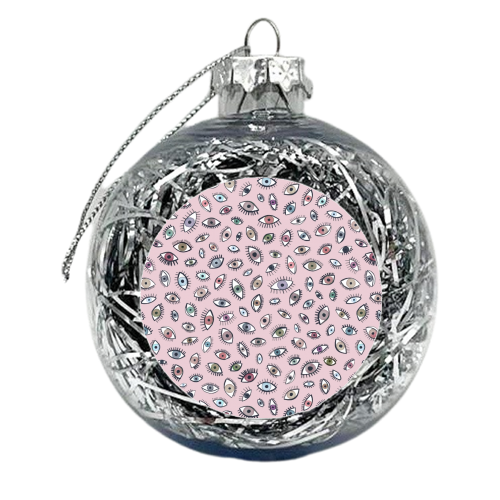 Looking Eyes - xmas bauble by Ninola Design