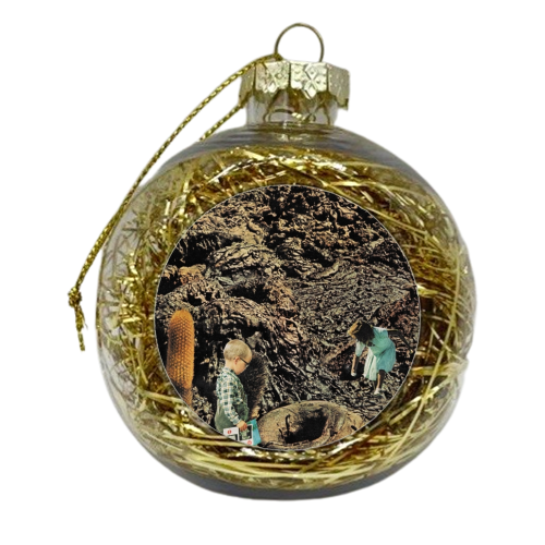 Looking for the lost toy - xmas bauble by Katja Huth