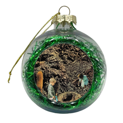 Looking for the lost toy - xmas bauble by Katja Huth