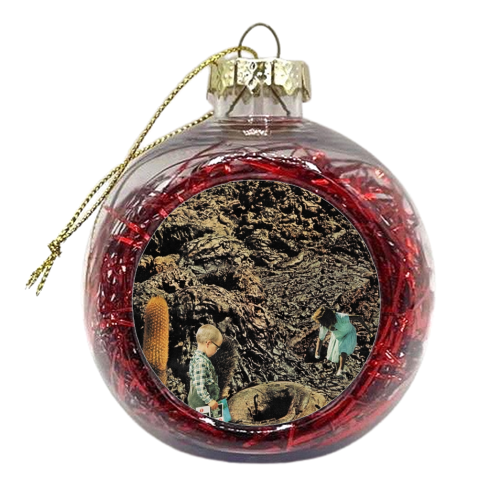 Looking for the lost toy - xmas bauble by Katja Huth