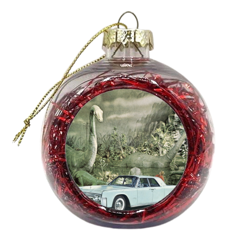 Looking into the past - xmas bauble by Maya Land