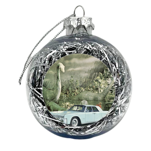 Looking into the past - xmas bauble by Maya Land