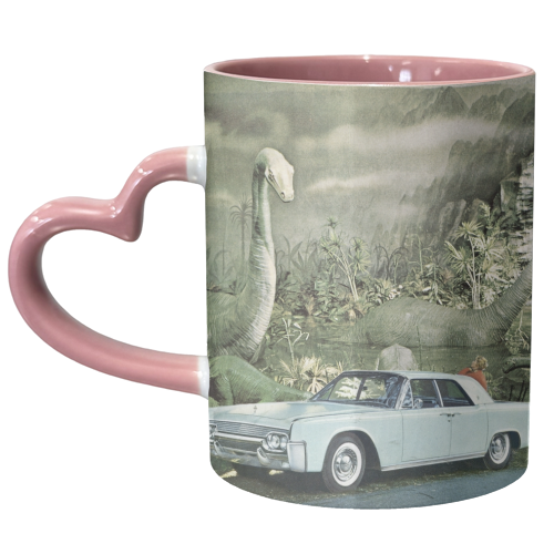 Looking into the past - unique mug by Maya Land