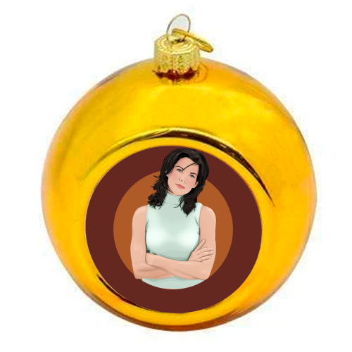 Lorelai Gilmore - colourful christmas bauble by Pink and Pip