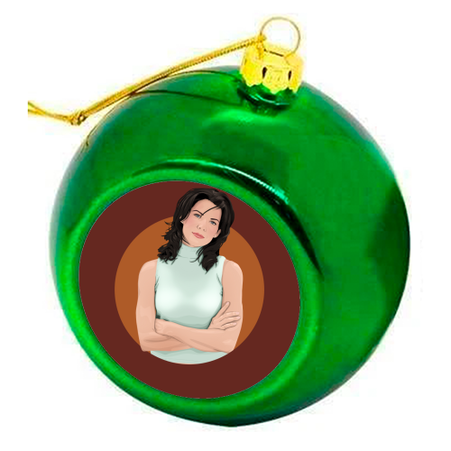 Lorelai Gilmore - colourful christmas bauble by Pink and Pip