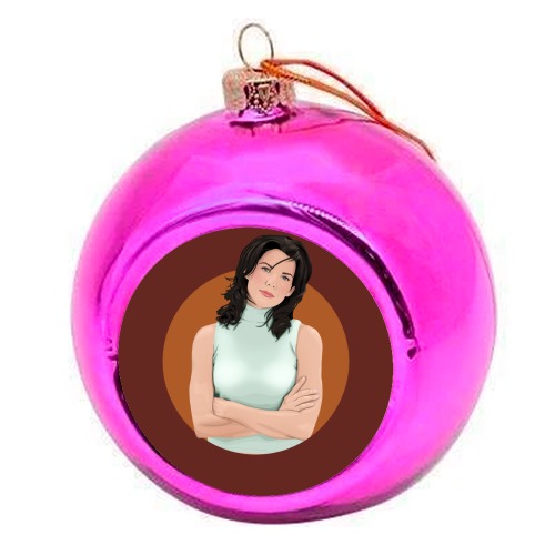 Lorelai Gilmore - colourful christmas bauble by Pink and Pip
