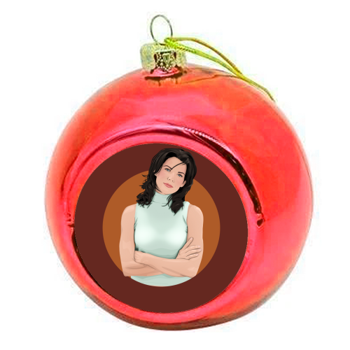 Lorelai Gilmore - colourful christmas bauble by Pink and Pip