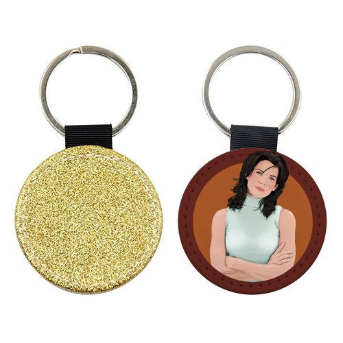 Lorelai Gilmore - keyring by Pink and Pip