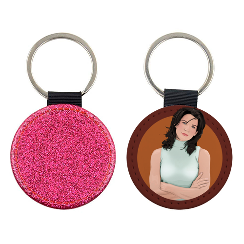 Lorelai Gilmore - keyring by Pink and Pip