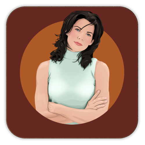 Lorelai Gilmore - personalised beer coaster by Pink and Pip