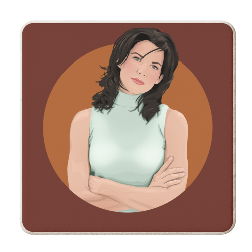 Lorelai Gilmore - personalised beer coaster by Pink and Pip