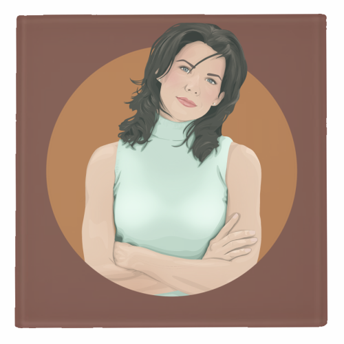 Lorelai Gilmore - personalised beer coaster by Pink and Pip