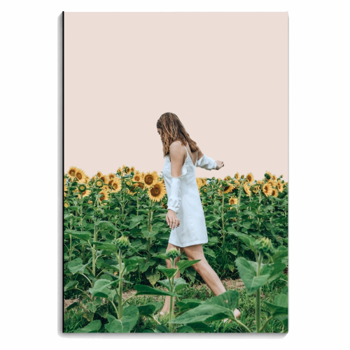Lost in Sunflowers - personalised A4, A5, A6 notebook by Uma Prabhakar Gokhale