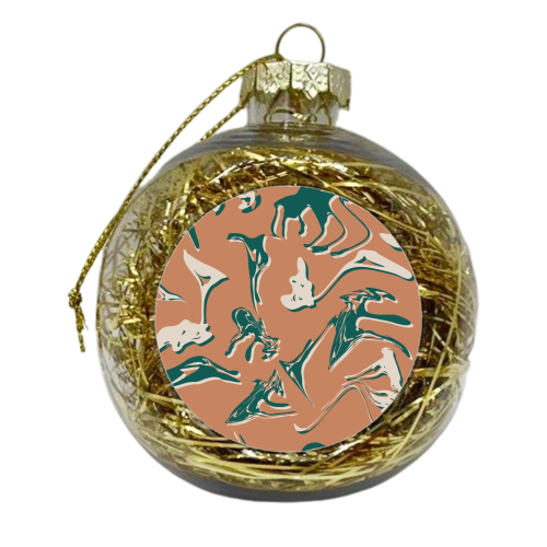 LOST IN THE SAUCE 2 - xmas bauble by leonie conroy
