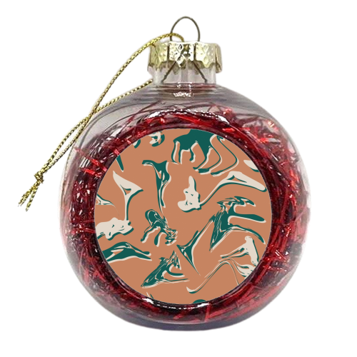LOST IN THE SAUCE 2 - xmas bauble by leonie conroy