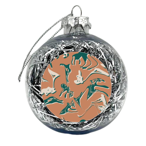 LOST IN THE SAUCE 2 - xmas bauble by leonie conroy